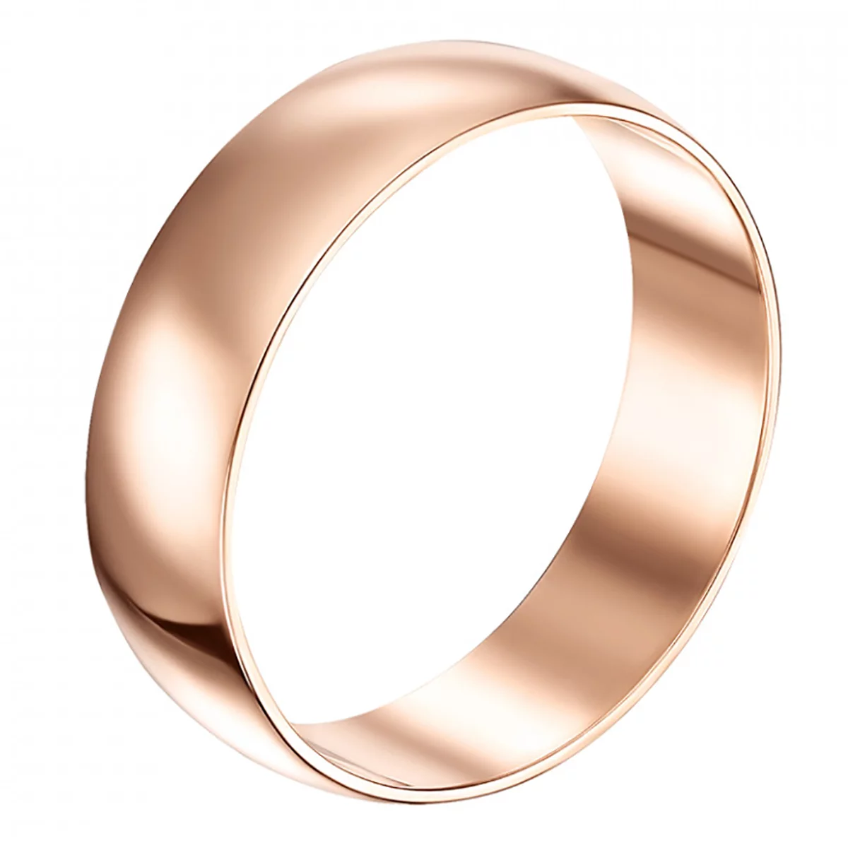 Обручальное кольцо из красного золота Классика. Артикул 1001/6: цена, отзывы, фото – купить в интернет-магазине AURUM
