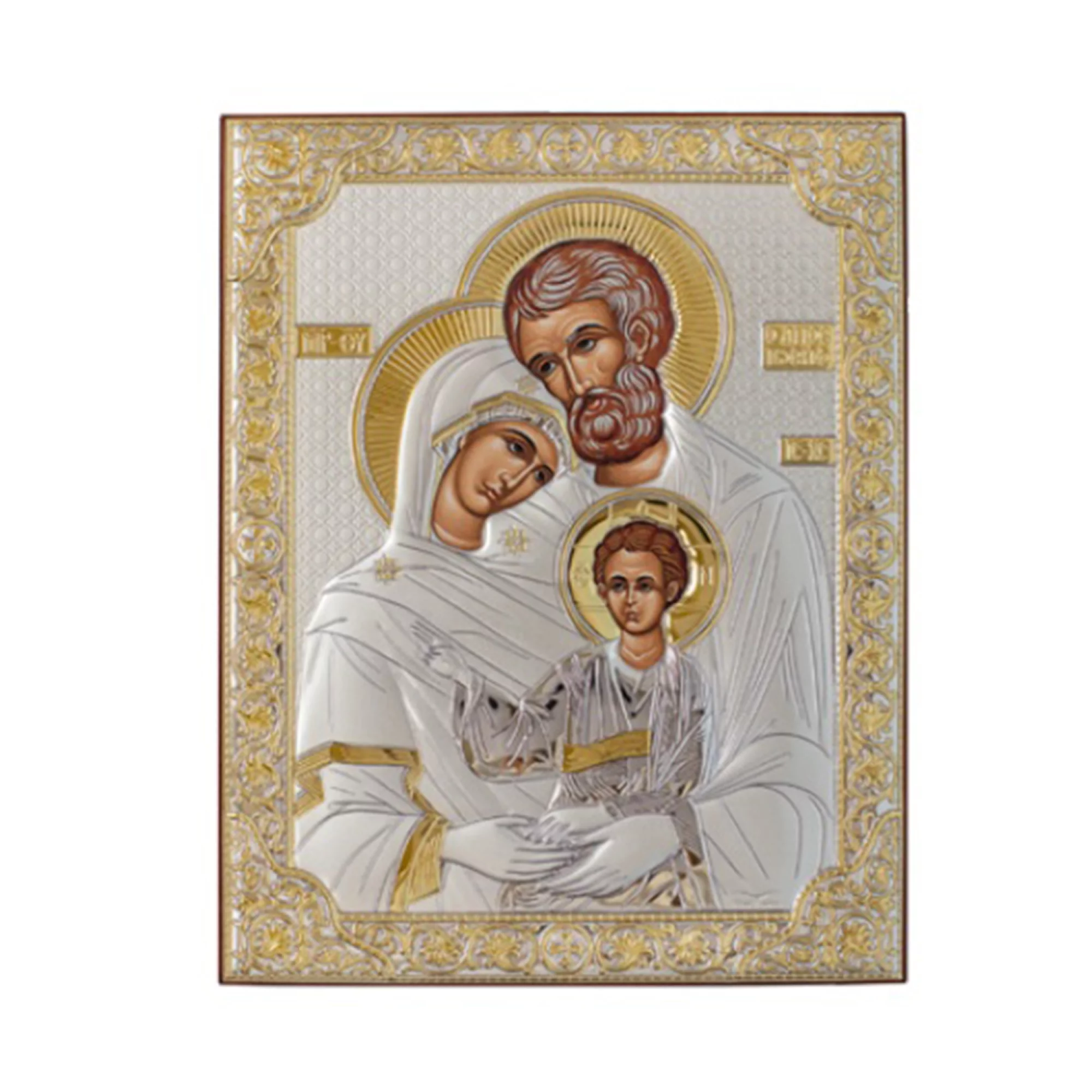 Икона "Святое Семейство" в серебре - 1592325 – изображение 1