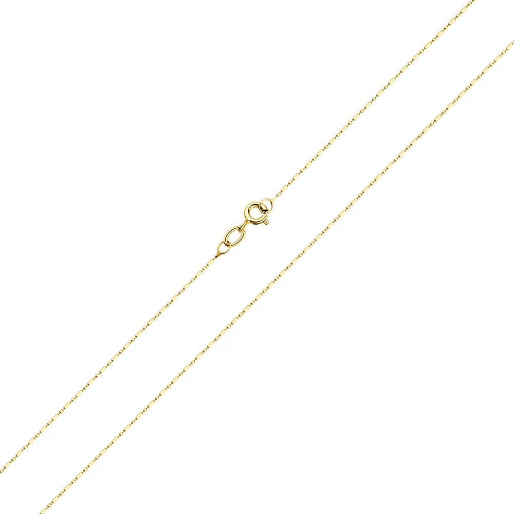 Цепочка из лимонного золота  плетение Гольф. Артикул ц3019702ж: цена, отзывы, фото – купить в интернет-магазине AURUM