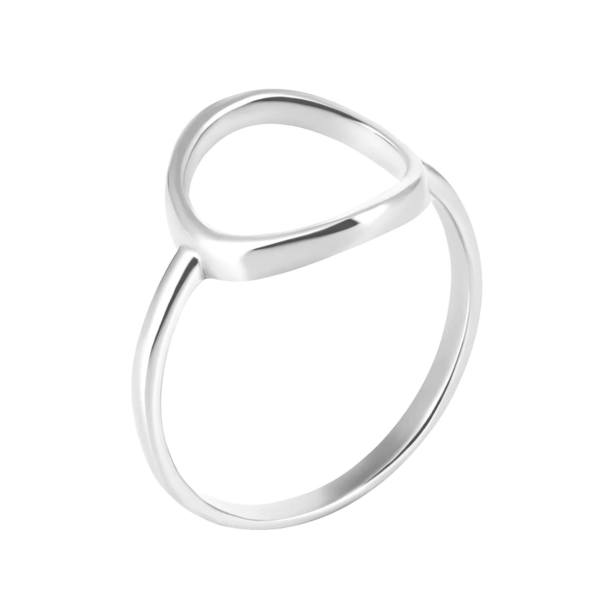 Кольцо из серебра в форме круга - 1542830 – изображение 1