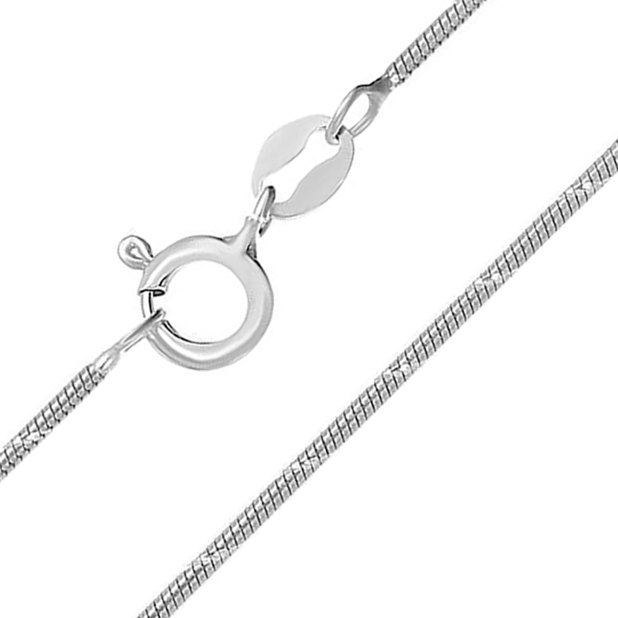 Серебряная цепочка  плетение снейк - 973076 – изображение 1