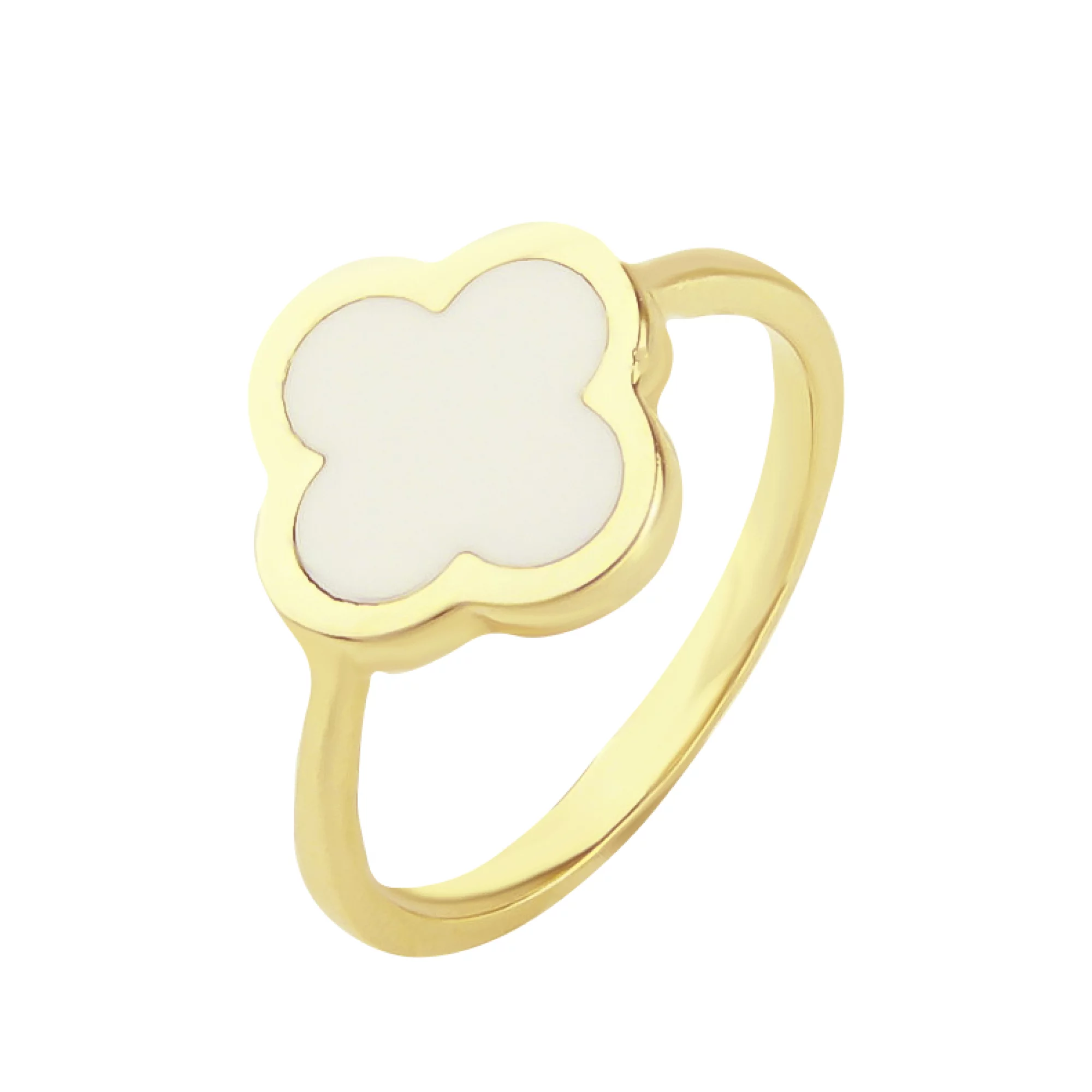 Кольцо из желтого золота с эмалью - 1392484 – изображение 1