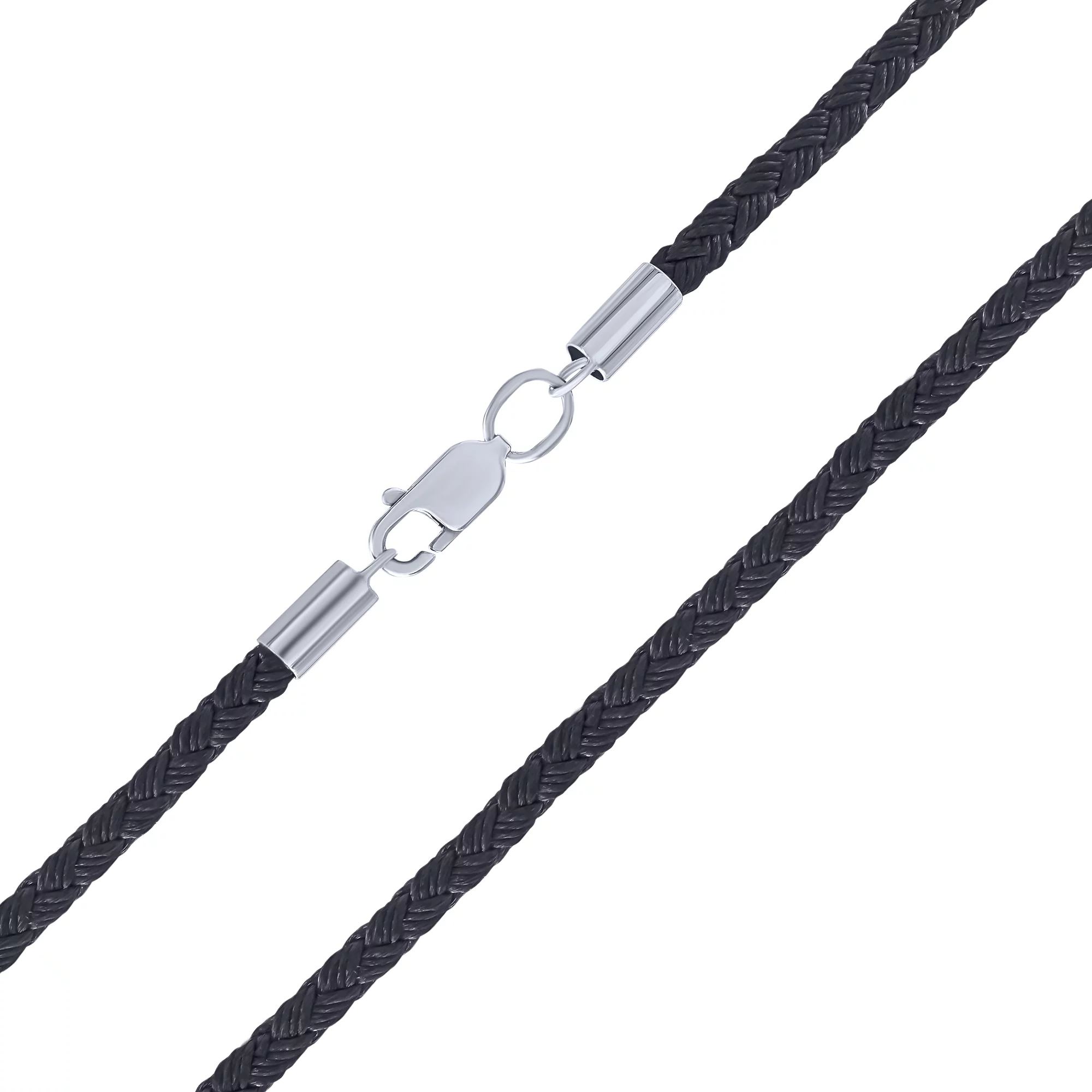 Ювелірний шнур із шовку зі срібною вставкою - 1606337 – зображення 1