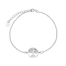 Браслет "Дерево Життя" зі срібла плетіння якірне - 1548551