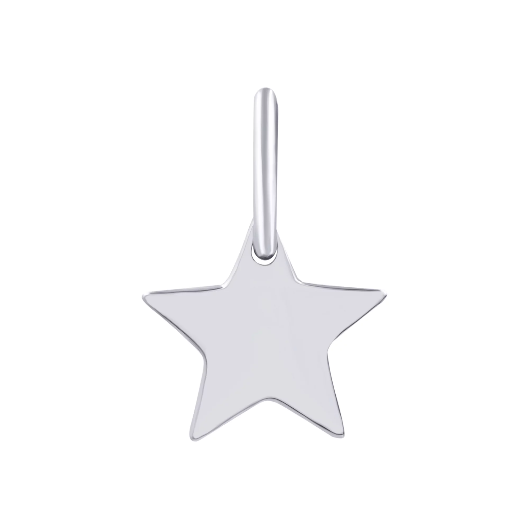 Серебряная подвеска "Звезда" - 421298 – изображение 1
