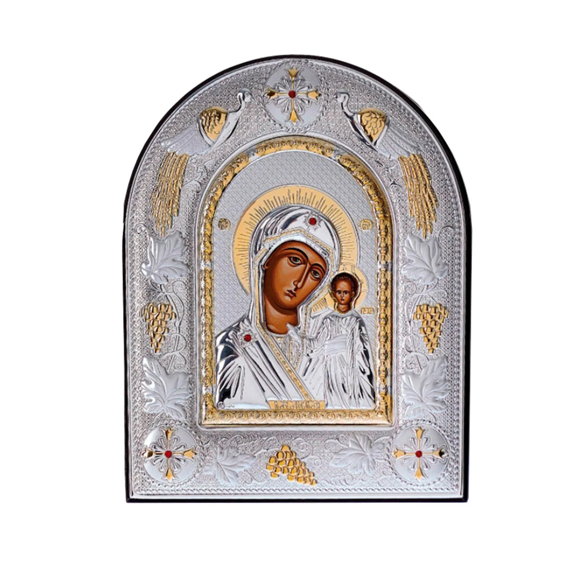 Ікона срібна "Богородиця Казанська" - 1593195 - 1