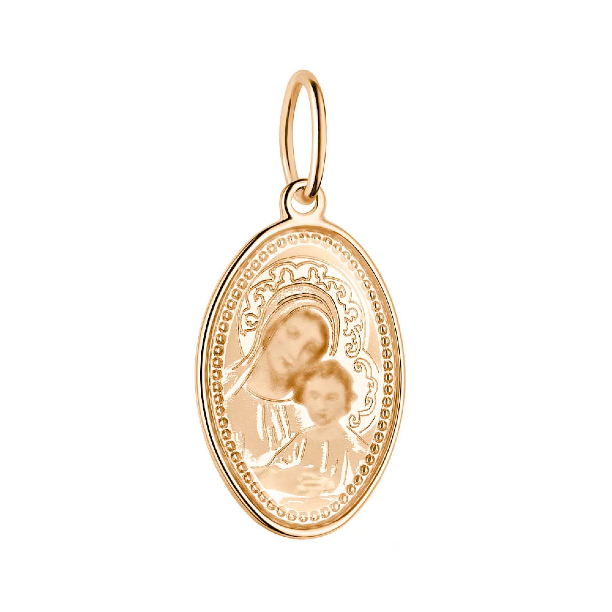 Золота ладанка з емаллю - 1590631 – зображення 1