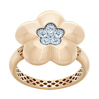 Золотое кольцо с цирконием. Артикул 700564-Рр: цена, отзывы, фото – купить в интернет-магазине AURUM