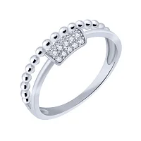 Серебряное кольцо "Шары" с фианитами - 1960034