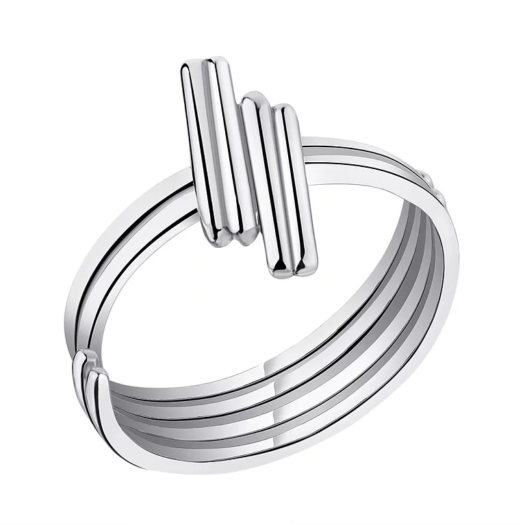 Срібна каблучка з "Геометрією". Артикул 7501/5799: ціна, відгуки, фото – купити в інтернет-магазині AURUM