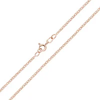 Ланцюг з червоного золота з плетінням панцир - 637445