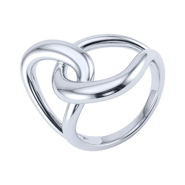 Срібна каблучка "Переплетення"  - 2217871