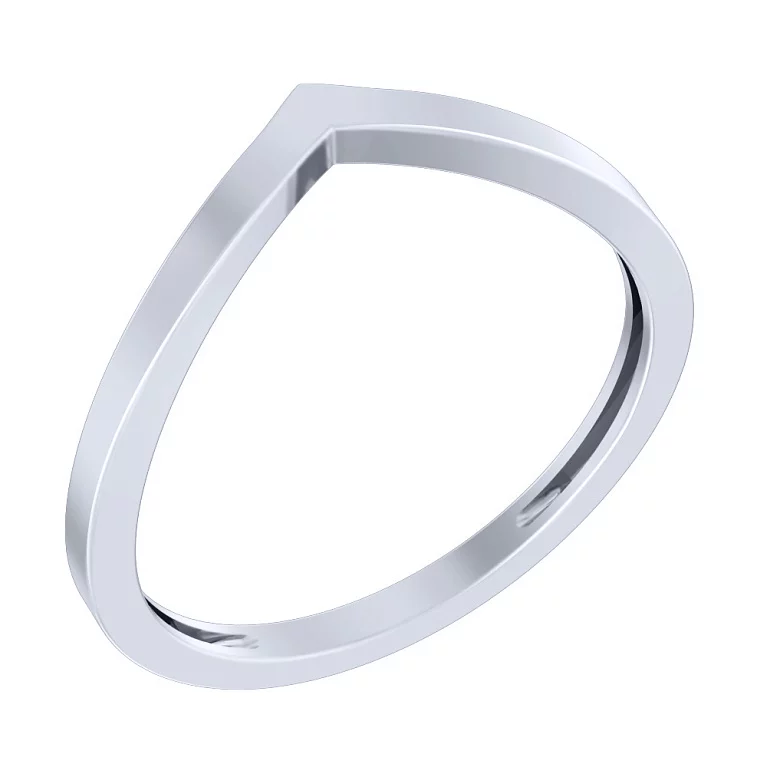 Срібна каблучка у стилі мінімалізм. Артикул 7501/10367: ціна, відгуки, фото – купити в інтернет-магазині AURUM