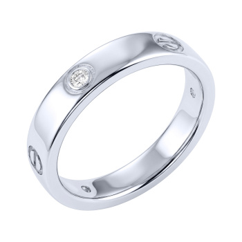 Кольцо из серебра с фианитами - 2279868