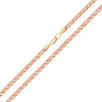 Цепочка из красного золота плетение Бисмарк. Артикул 300405: цена, отзывы, фото – купить в интернет-магазине AURUM