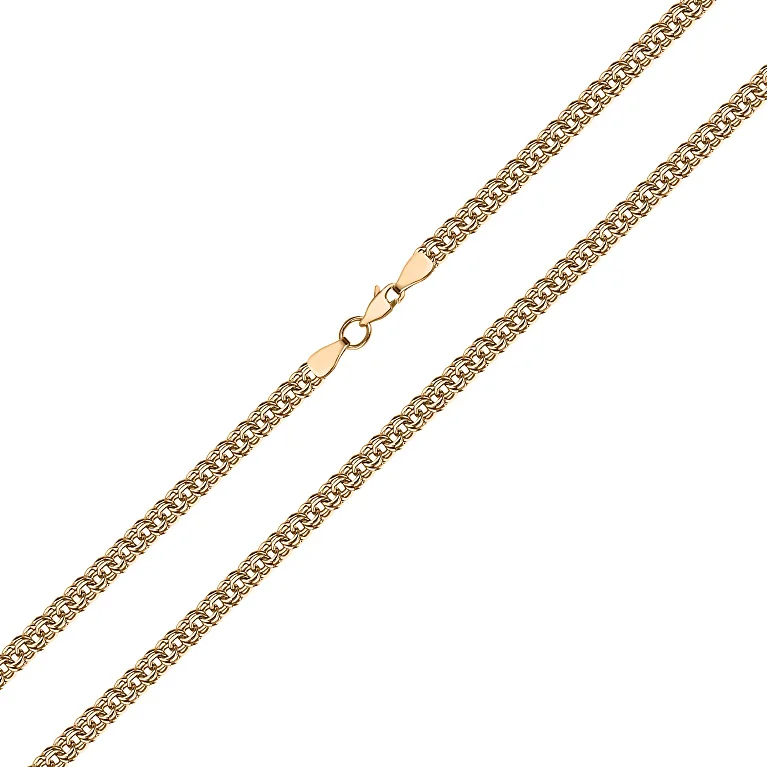 Цепочка плетение кардинал в красном золоте - 1300533