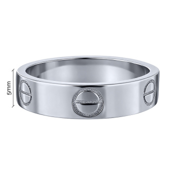 Кольцо "Love" из серебра - 2222305