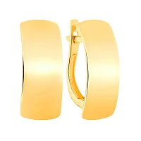 Сережки из лимонного золота - 966412