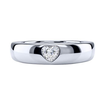 Серебряное кольцо с фианитом  - 2236176