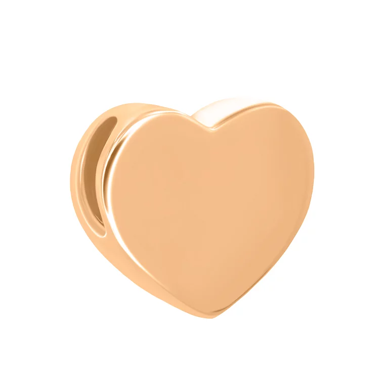 Підвіска з червоного золота "Серце". Артикул 30049100: ціна, відгуки, фото – купити в інтернет-магазині AURUM