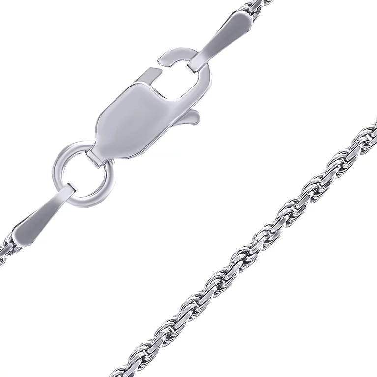 Цепочка серебряная плетение жгут. Артикул 7508/802Р1/45: цена, отзывы, фото – купить в интернет-магазине AURUM