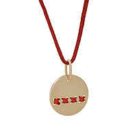 Колье из шелка и красного золота с элементами вышивки. Артикул 508-50008: цена, отзывы, фото – купить в интернет-магазине AURUM