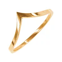 Кольцо на фалангу из красного золота. Артикул 2055570: цена, отзывы, фото – купить в интернет-магазине AURUM