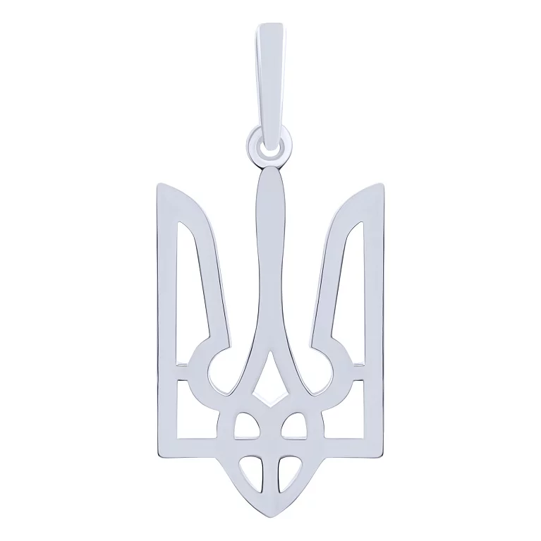 Подвес серебряный "Герб Украины-Тризуб". Артикул 7503/2134756: цена, отзывы, фото – купить в интернет-магазине AURUM