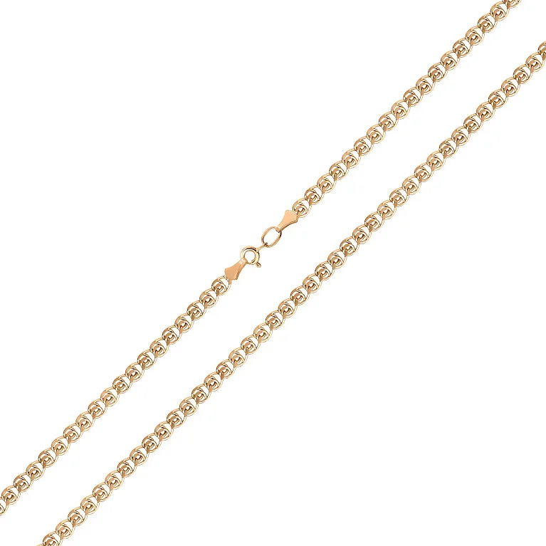 Ланцюг з червоного золота плетіння лав - 1266300