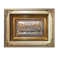 Икона "Тайная Вечеря" серебряная с позолотой в деревянной рамке - 1573218 Икона "Тайная Вечеря" серебряная с позолотой в деревянной рамке - 1573218