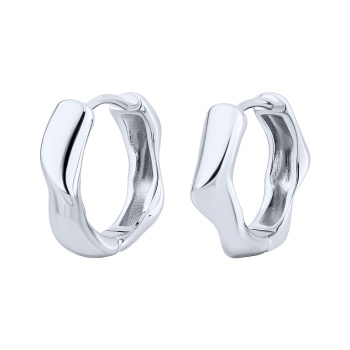 Серьги-кольца из серебра - 2123390