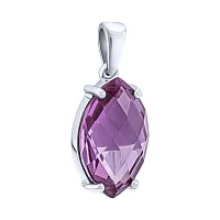 Срібний підвіс з олександритом - 2018419