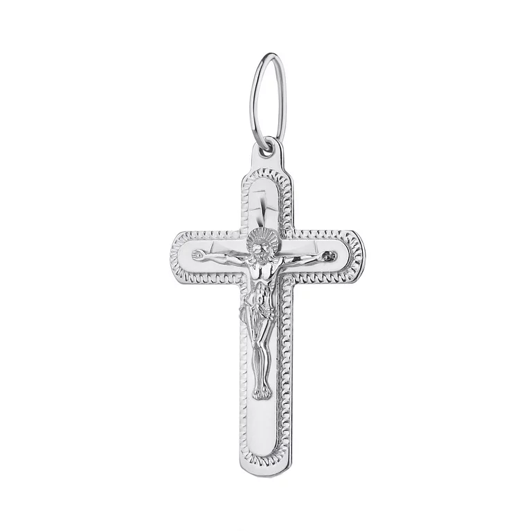Православний хрест зі срібла. Артикул 7504/3450-Р: ціна, відгуки, фото – купити в інтернет-магазині AURUM
