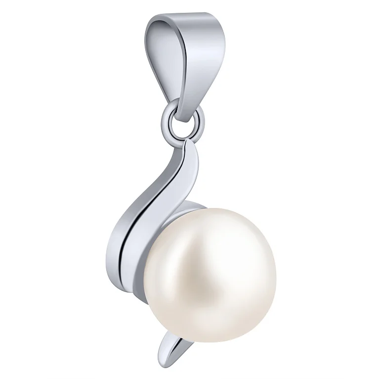 Підвіс зі срібла з перлиною  - 2196249