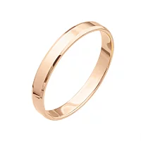 Обручальное кольцо Американка из красного золота . Артикул 239230: цена, отзывы, фото – купить в интернет-магазине AURUM