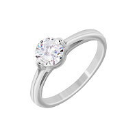 Серебряное кольцо с цирконием. Артикул 7501/К2Ф/731: цена, отзывы, фото – купить в интернет-магазине AURUM