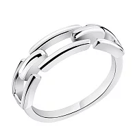 Серебряное кольцо Цепь. Артикул 7501/5750: цена, отзывы, фото – купить в интернет-магазине AURUM