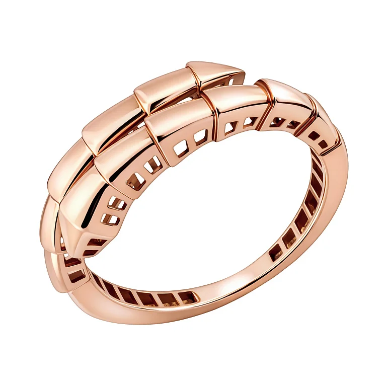 Каблучка у червоному золоті "Змія" - 2162943