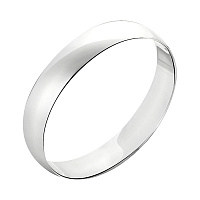 Обручальное кольцо из белого золота. Артикул 239096б: цена, отзывы, фото – купить в интернет-магазине AURUM