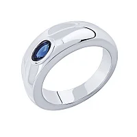 Каблучка у сріблі із сапфіром - 2021309