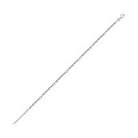 Срібний браслет з цирконієм Панцирне плетіння. Артикул 7509/3595: ціна, відгуки, фото – купити в інтернет-магазині AURUM