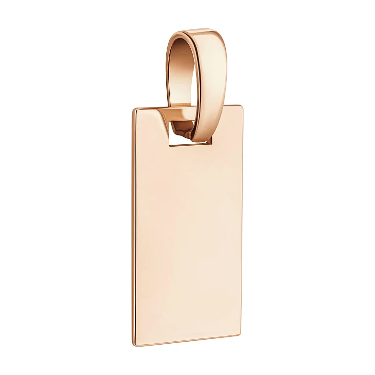 Подвес "Геометрия" из красного золота  - 2196548