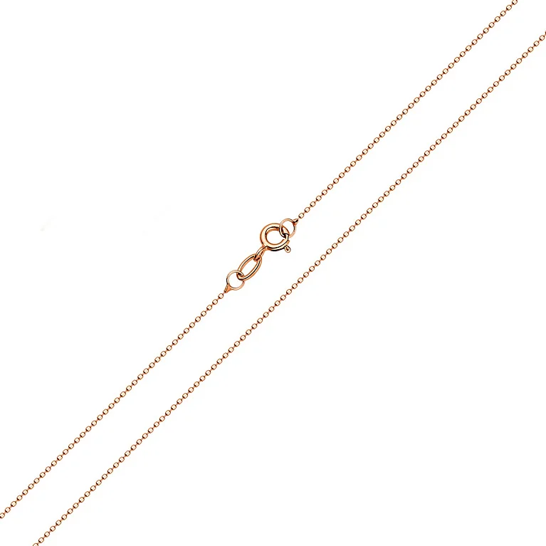 Цепочка из красного золота плетение гольф - 971926
