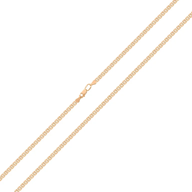 Ланцюг з червоного золота плетіння мона ліза - 1275468