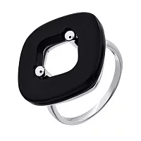 Кольцо серебряное с ониксом. Артикул 7501/2108504: цена, отзывы, фото – купить в интернет-магазине AURUM