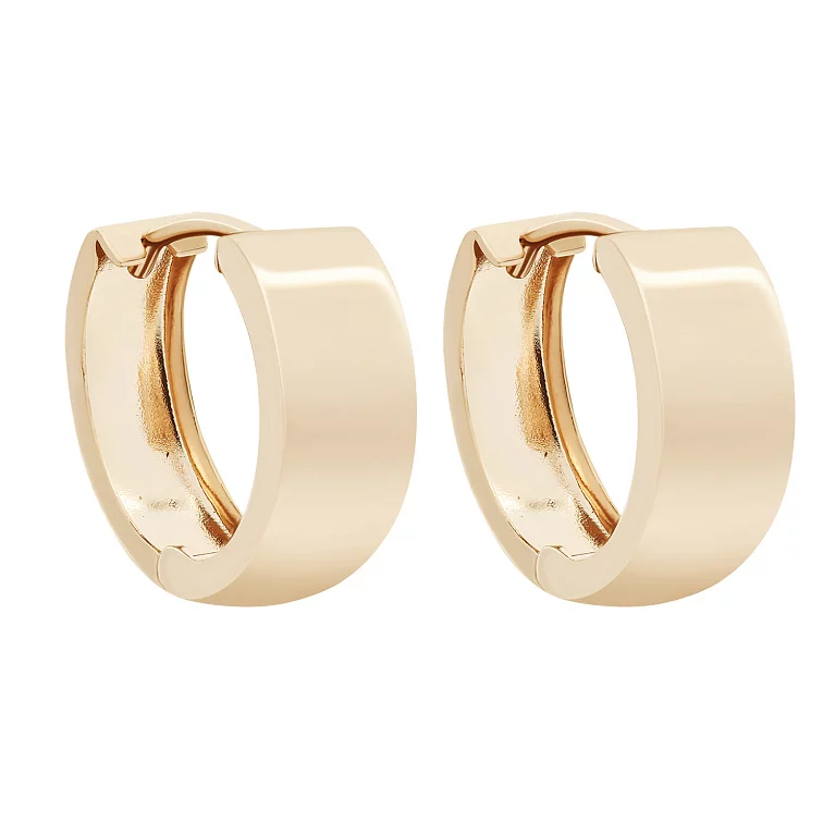 Серьги-кольца из красного золота. Артикул 210749101: цена, отзывы, фото – купить в интернет-магазине AURUM