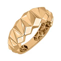 Массивное кольцо из красного золота  - 2133813