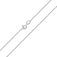 Ланцюжок з білого золота плетіння якір - 1810369