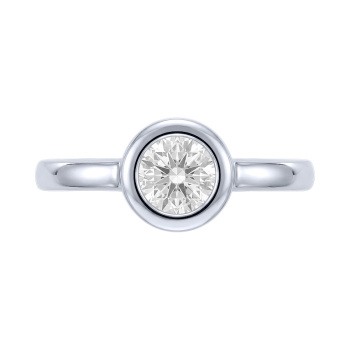 Кольцо из серебра с фианитом - 2295728