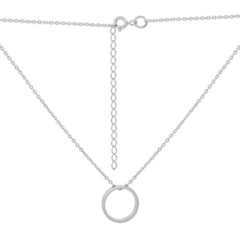 Ланцюжок срібний з підвісами "Мінімалізм" у плетінні якір. Артикул 1255-р: ціна, відгуки, фото – купити в інтернет-магазині AURUM